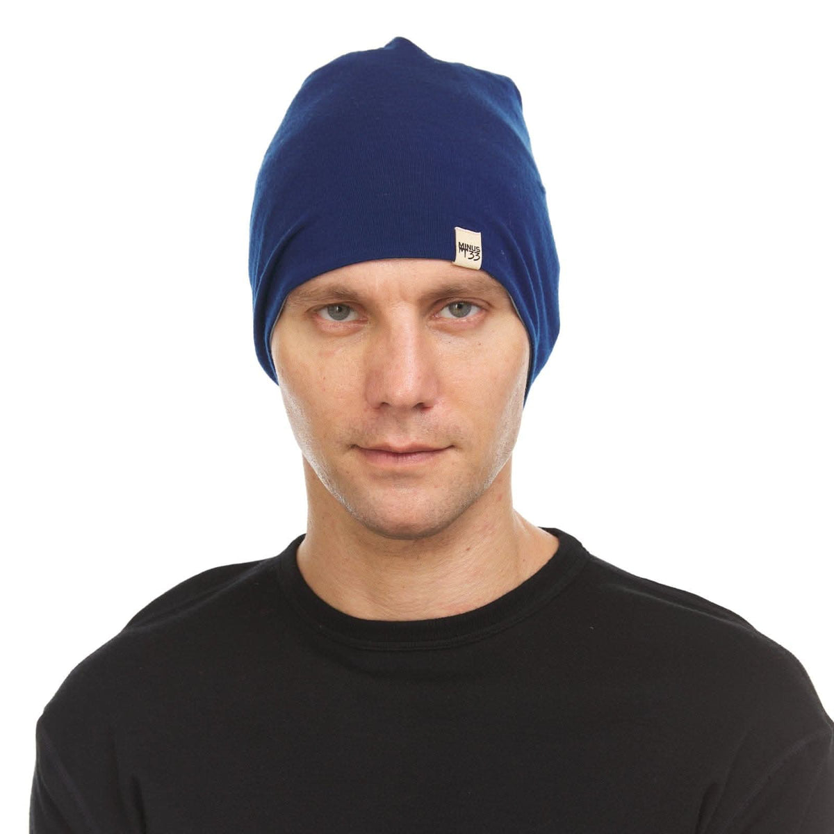 Microweight Reversible Wool Beanie - Woolverino