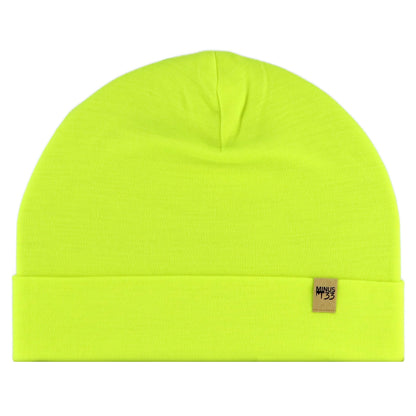 Lightweight Wool Cuff Beanie - 100% Merino Wool