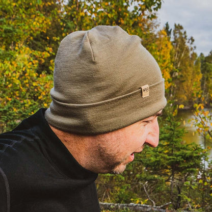 Lightweight Wool Cuff Beanie - 100% Merino Wool