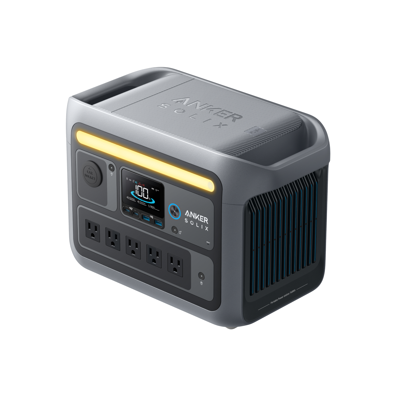 Anker SOLIX C800 Portable Power Station - 768Wh | 1200W