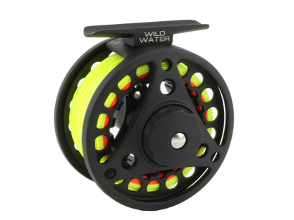 Die Cast 3 Weight or 4 Weight Fly Reel, Floating WF 3wt Line | 20# Backing | 5X Leader | Wild Water Fly Fishing