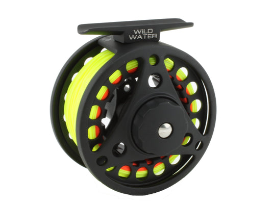 Die Cast 3 Weight or 4 Weight Fly Reel, Floating WF 3wt Line | 20# Backing | 5X Leader | Wild Water Fly Fishing