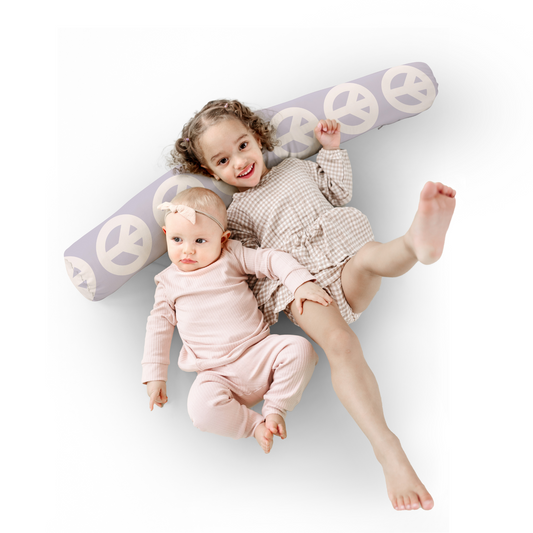 Lavender Peace Sign Support Pillow