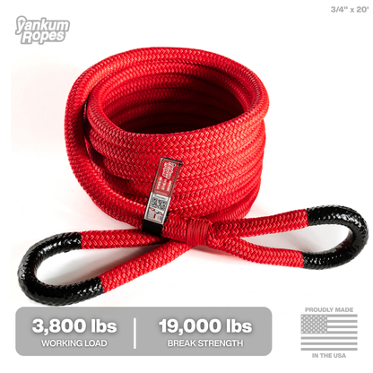 3/4" Kinetic Recovery Rope "Rubber Boa"