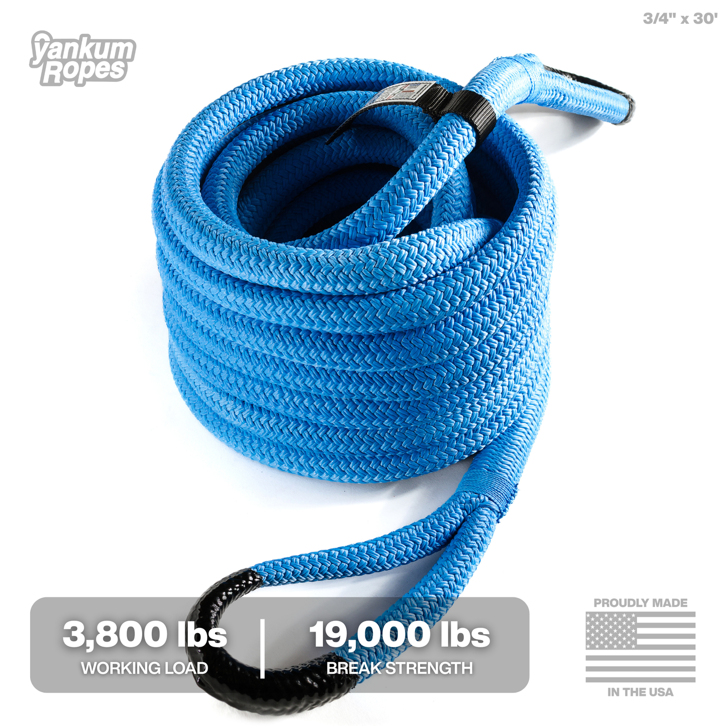 Hi-Vis Kinetic Recovery Rope