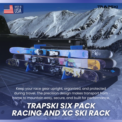TRAPSKI SIX PACK Wide Stance Snowboard Rack