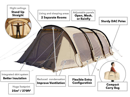 DOD Kamaboko Super Tent (L)