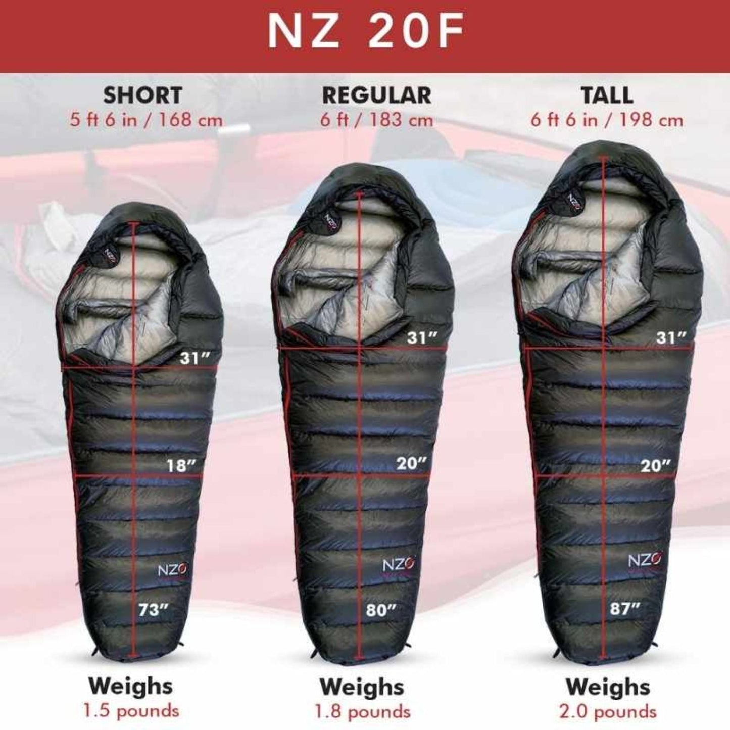 NZ 20 Mummy Sleeping Bag