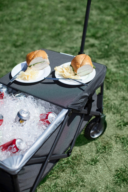 Adventure Wagon Elite Portable Utility Wagon with Table & Liner