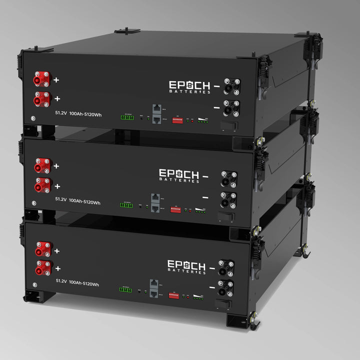 Epoch 48V 100Ah 5.12kWh - Self-Heating Server Rack Lithium Battery