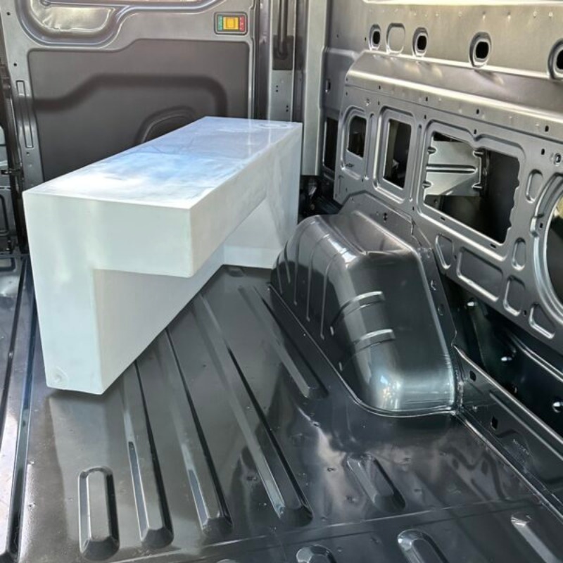 NW Conversions 24 Gallon Ford Transit Wheel Well Water Tank - Left (TR-L-24)