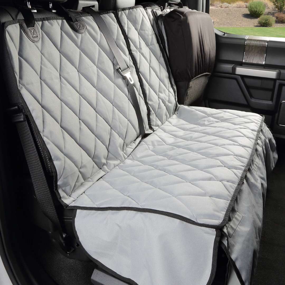 4Knines Crew Cab Truck Seat Cover with Hammock for Fold Up Seats