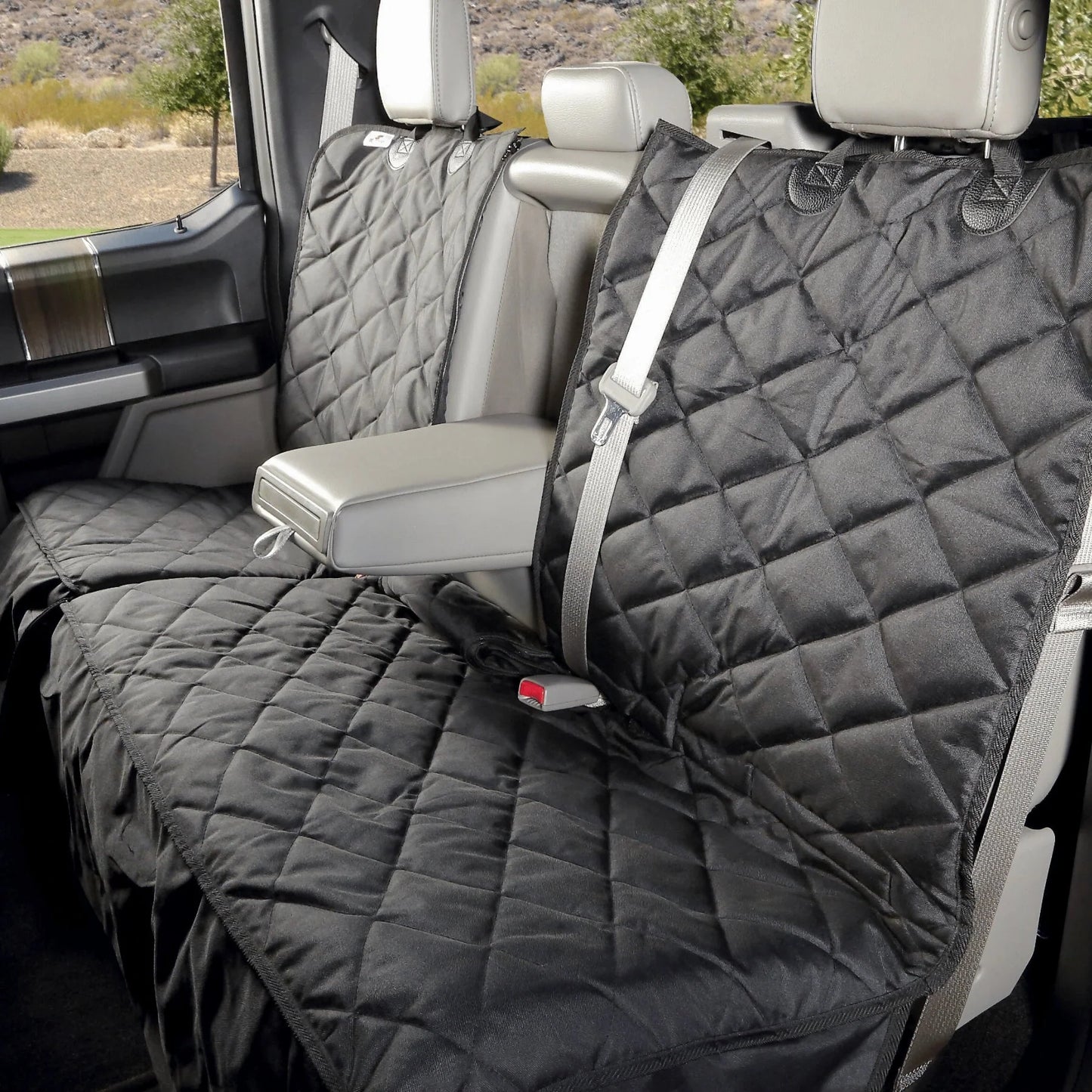 4Knines Crew Cab Truck Seat Cover with Hammock for Fold Up Seats