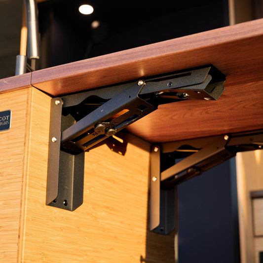MOAB Heavy Duty Folding Bracket for Countertops & Bench Seats