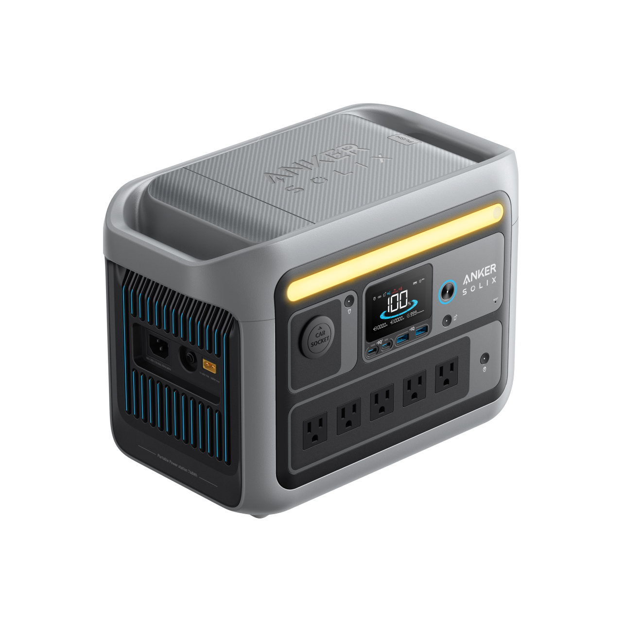 Anker SOLIX C800 Portable Power Station - 768Wh | 1200W