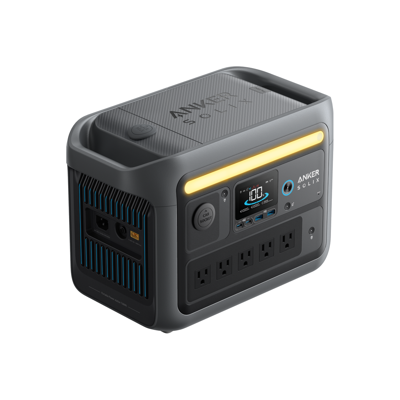 Anker SOLIX C800 Plus Portable Power Station - 768Wh | 1200W