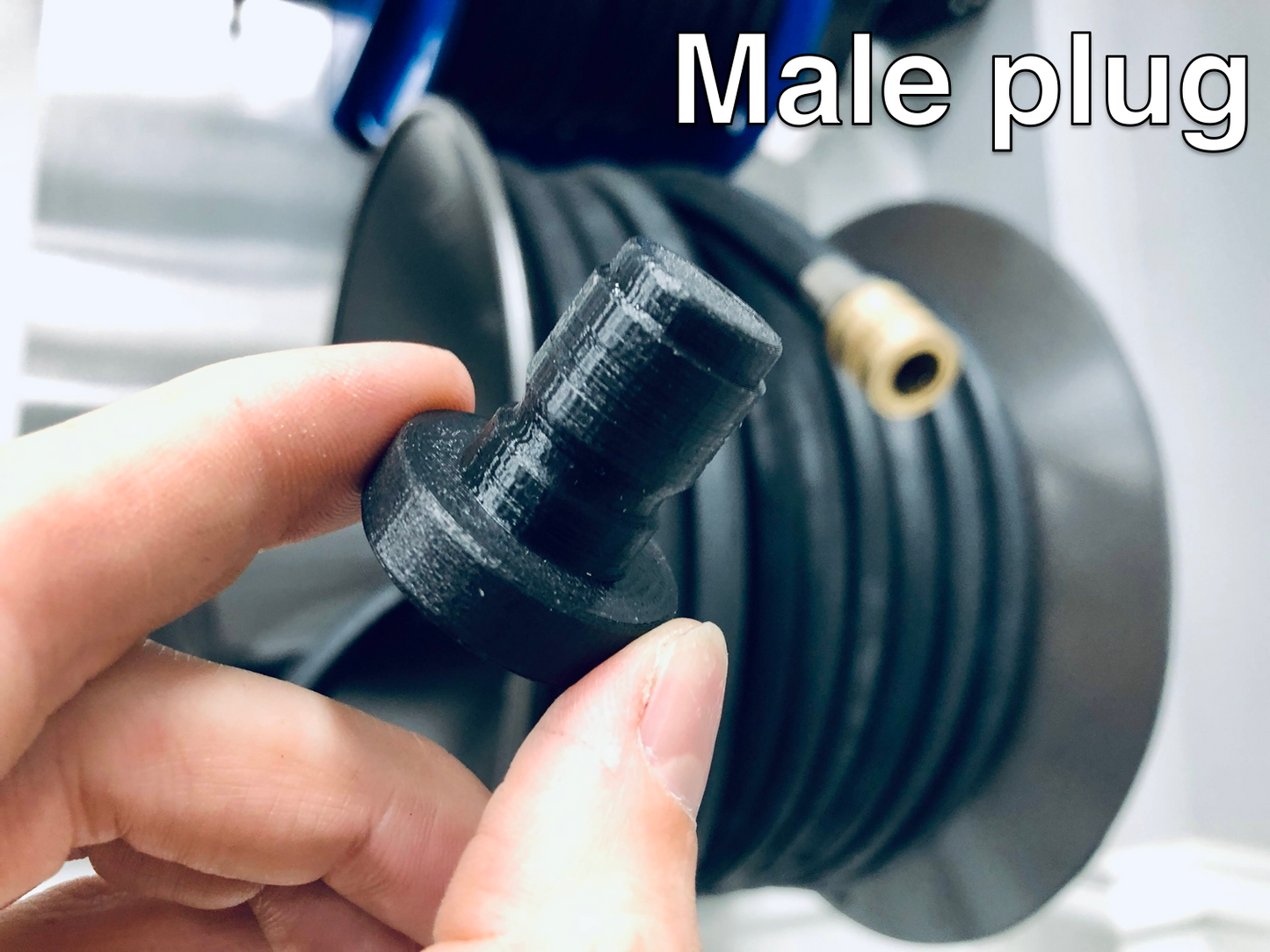 DribbleStopper Plug for Pressure Washer & Garden Hose Quick Disconnect Fittings