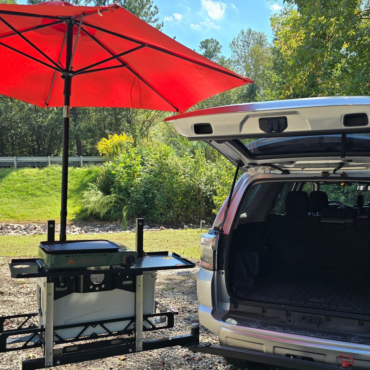 2" Hitch Swing-Away Cargo Carrier & Bike Rack | rucRak GUNNY