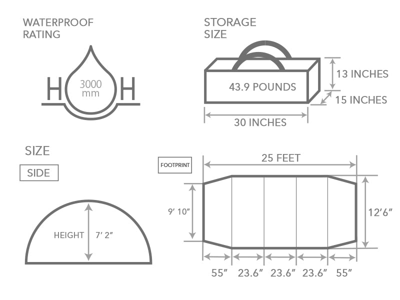 DOD Kamaboko Super Tent (L)