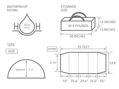 DOD Kamaboko Super Tent (L)