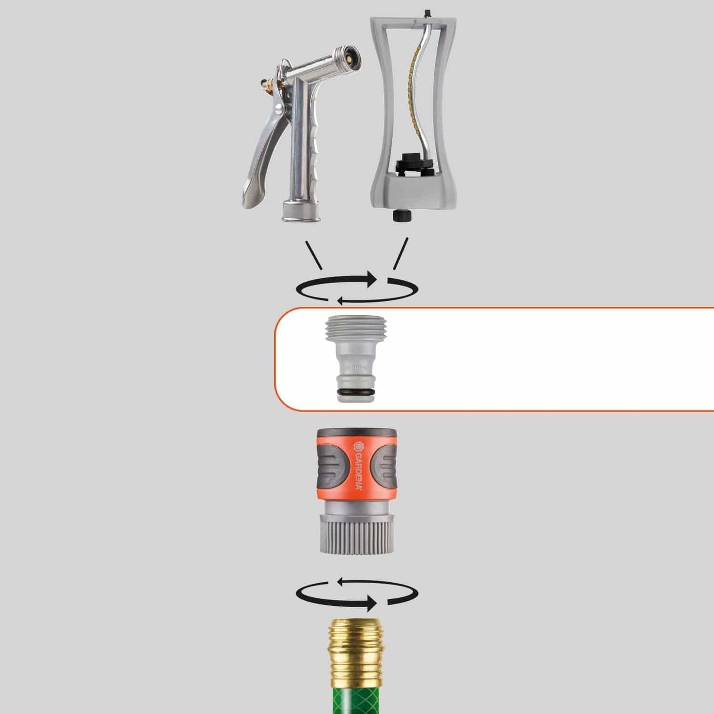 GARDENA Accessory Connector; 1 Pack