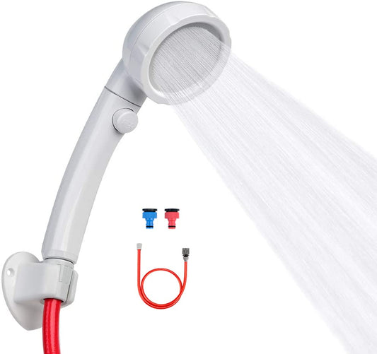 Camplux Portable Shower head with Garden Hose Quick Connector