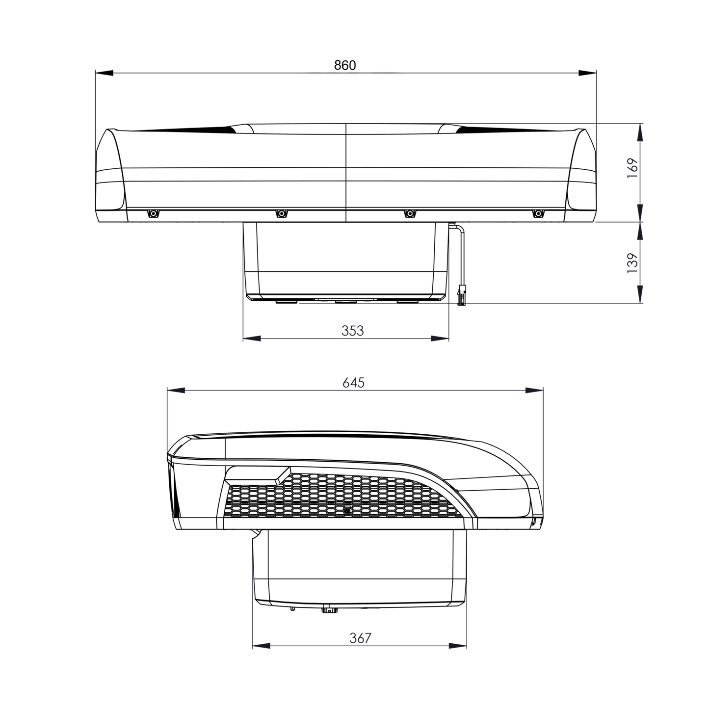 Dometic RTX 2000 + Premium Installation Kit