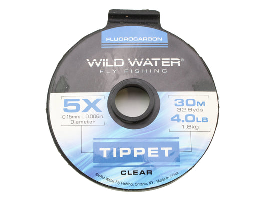 5X Fluorocarbon Tippet Spool, 30m | Wild Water Fly Fishing