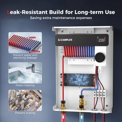 Camplux Residential Tankless Electric Water Heater