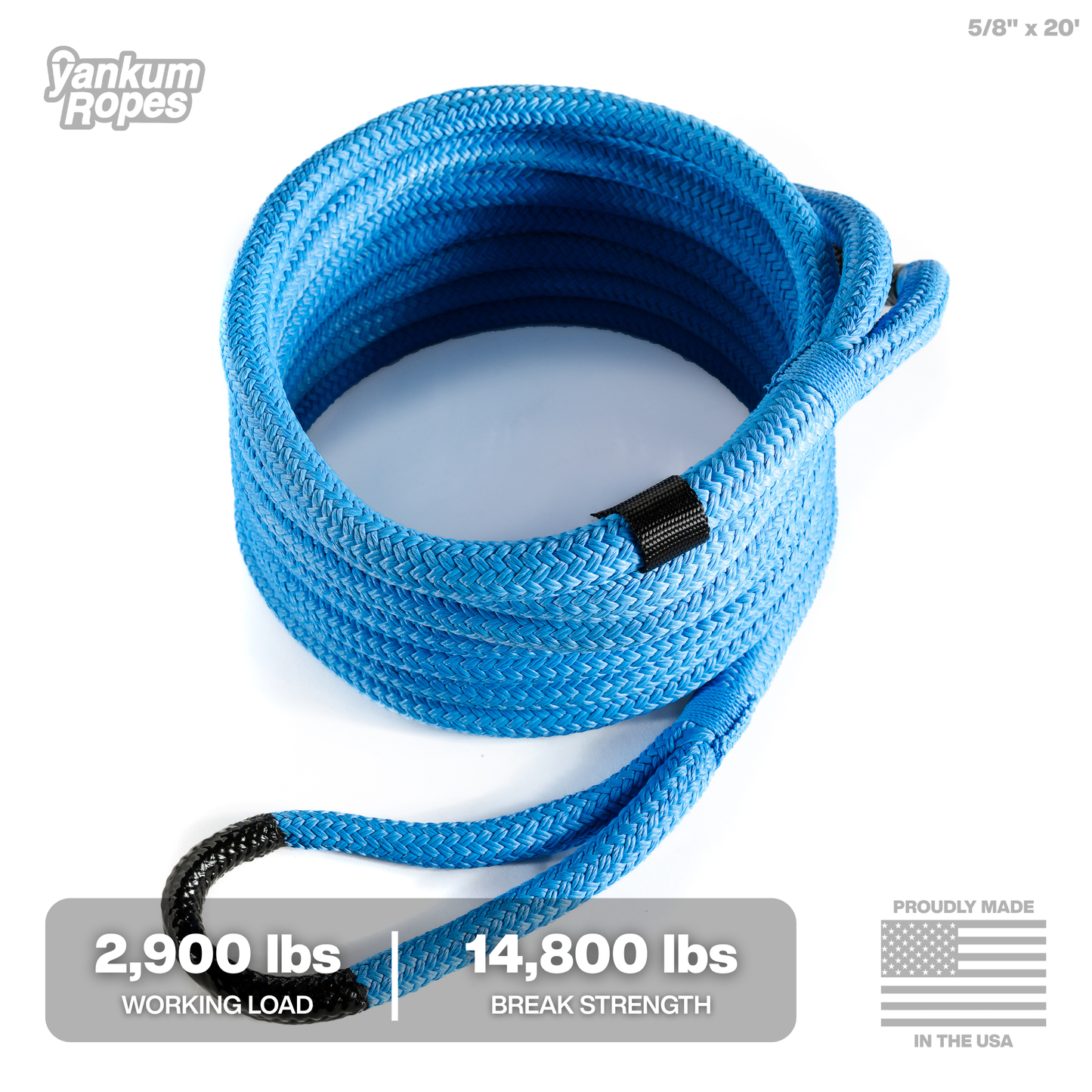 Hi-Vis Kinetic Recovery Rope