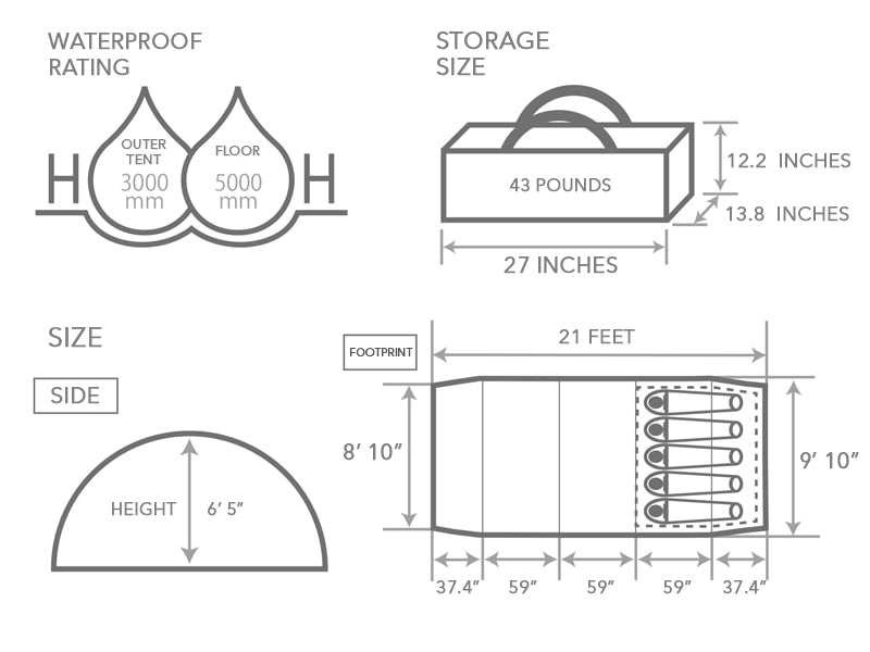 DOD Kamaboko Super Tent (M)