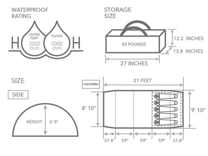 DOD Kamaboko Super Tent (M)