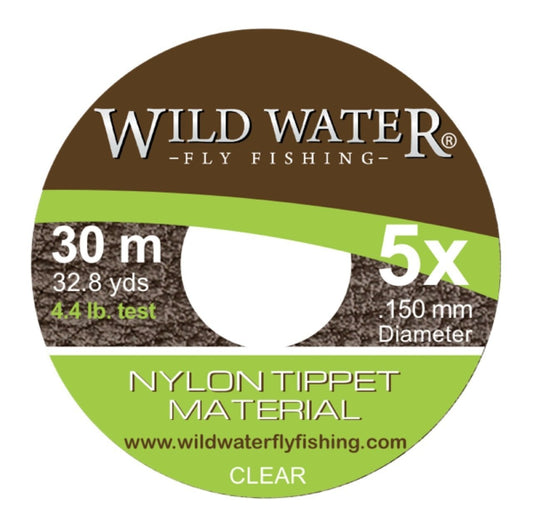 5X Nylon Tippet, 30m | Wild Water Fly Fishing