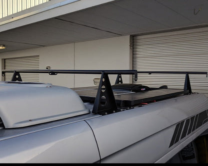 07+, Roof Bar 64" Wide - 12" Lift - High Roof - AC/Vent Cover Restrictions