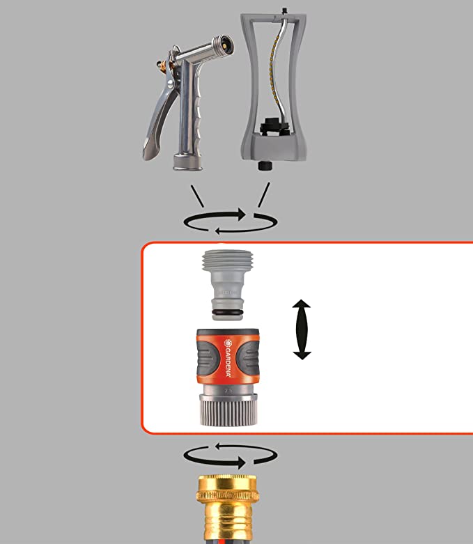 Premium Metal 5 Piece Quick Connect Starter Set