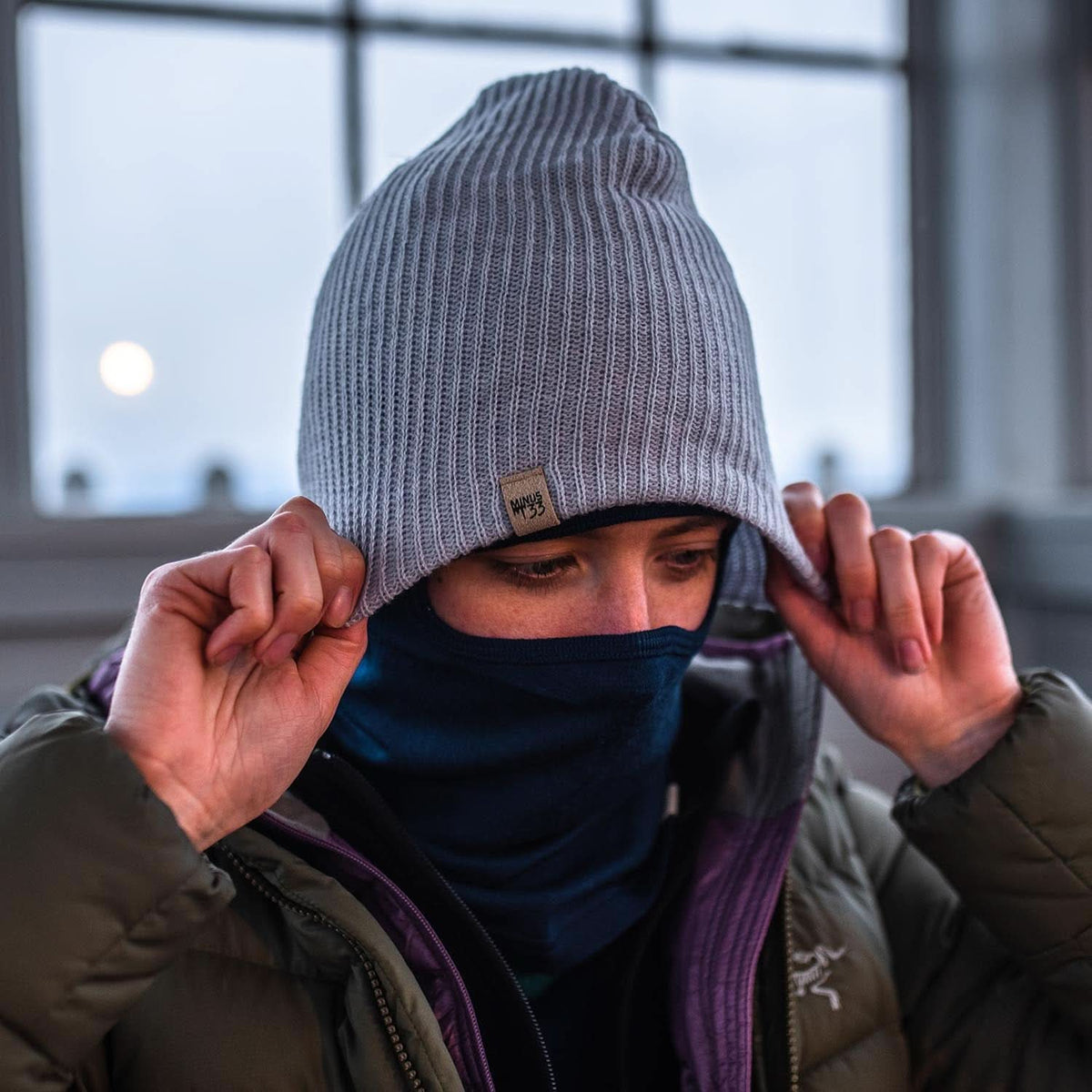 Midweight Knit Wool Beanie - 100% Merino Wool