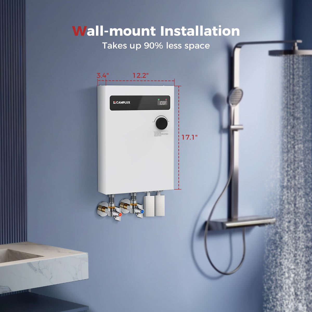 Camplux Residential Tankless Electric Water Heater