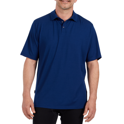 Microweight Men's Wool Polo -  Woolverino