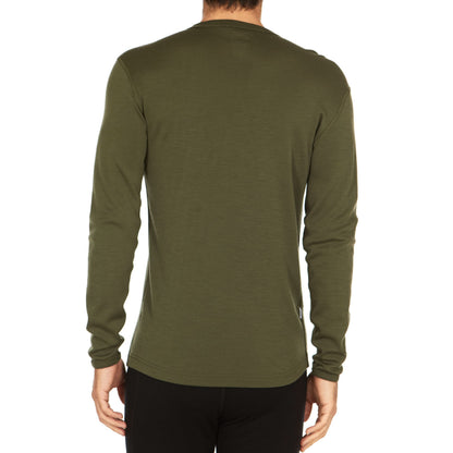 Men's Wool Thermal Top Midweight Base Layer - 100% Merino Wool