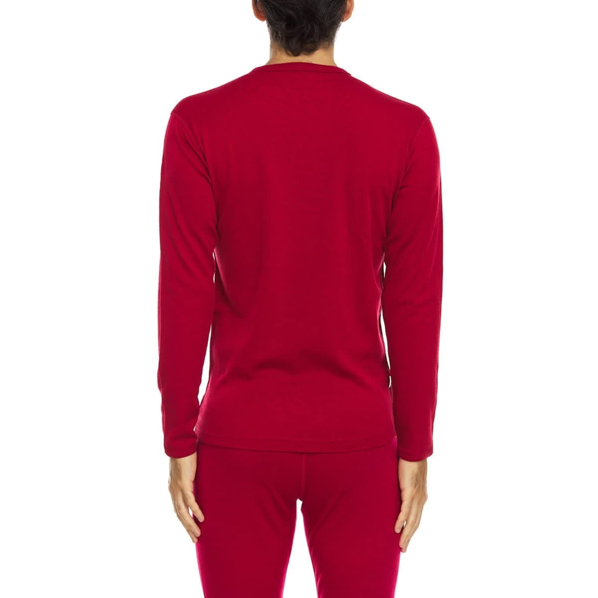 Men's Wool Thermal Top Midweight Base Layer - 100% Merino Wool