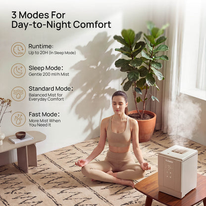Greenland 4L Stainless Steel Steam Warm Mist Humidifier