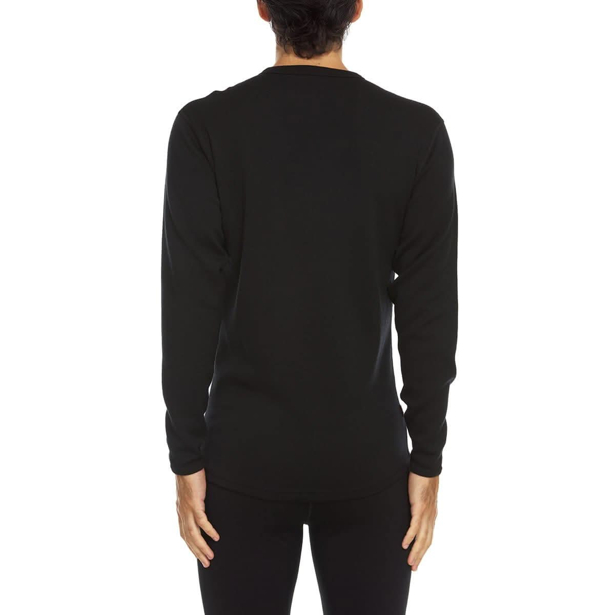 Heavyweight Men's Wool Crew Top - 100% Merino Wool