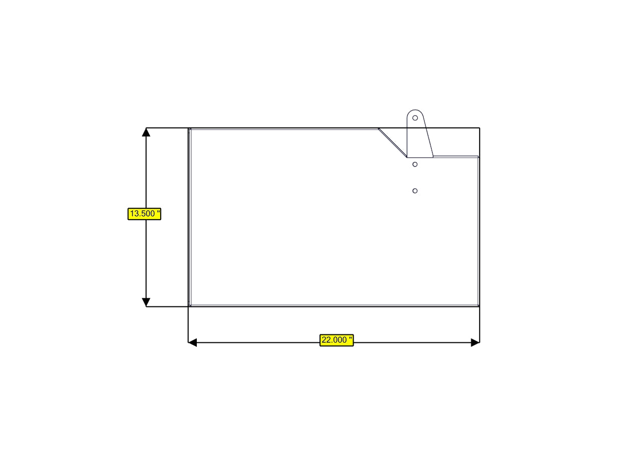 Sofa Storage Box, 76", Deep