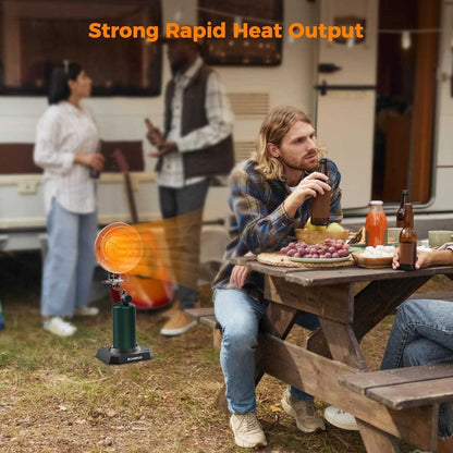 Camplux Portable Propane Heater 15,000 BTU, Outdoor Infrared Heater