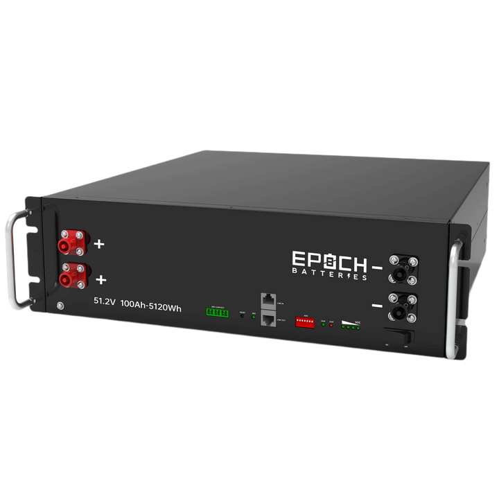 Epoch 48V 100Ah 5.12kWh - Self-Heating Server Rack Lithium Battery