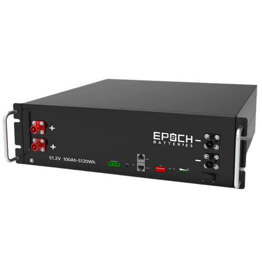 Epoch 48V 100Ah 5.12kWh - Self-Heating Server Rack Lithium Battery