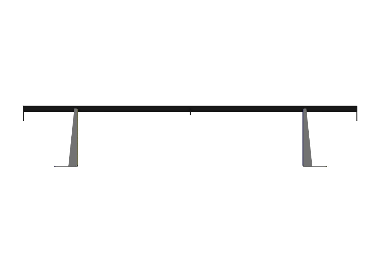 07+, Roof Bar 64" Wide - 12" Lift - High Roof - AC/Vent Cover Restrictions