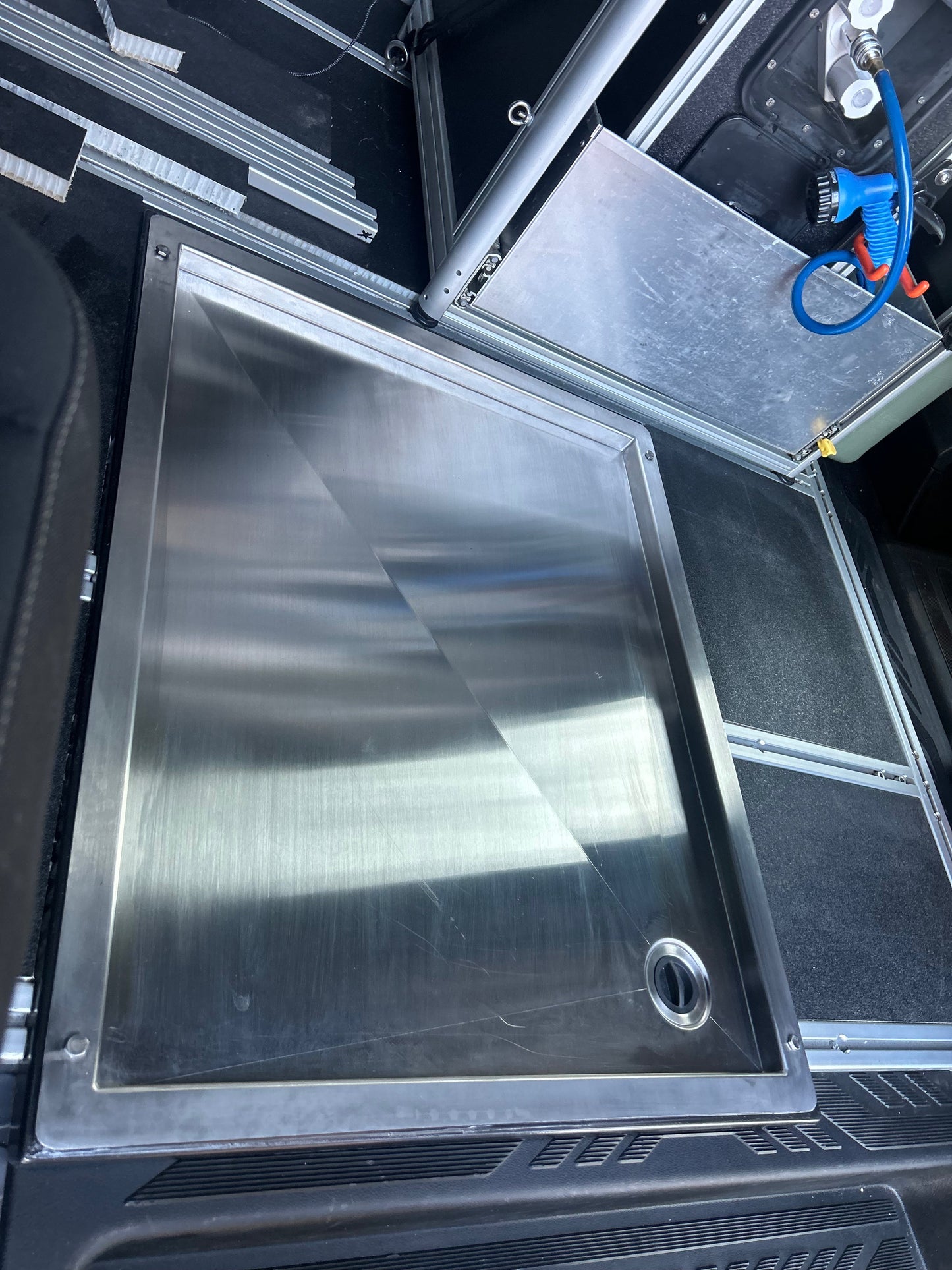 Stainless Steel In-Floor Shower Pan