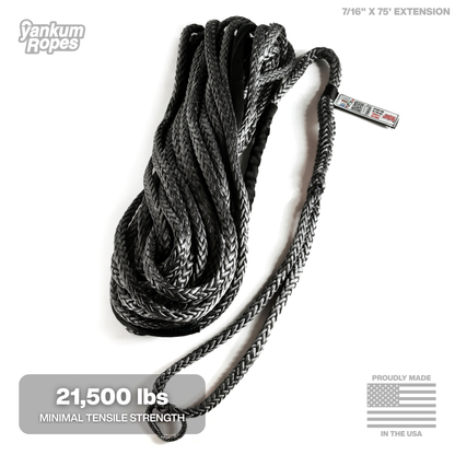 7/16" x 75' Winch Line Extension HMPE