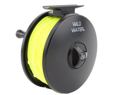 Die Cast 7 Weight or 8 Weight Fly Reel, Floating WF 8wt Line | 30# Backing | 0X Leader | Wild Water Fly Fishing